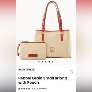 Dooney & Bourke Beautiful Pebble Grain Small Brianna with Pouch